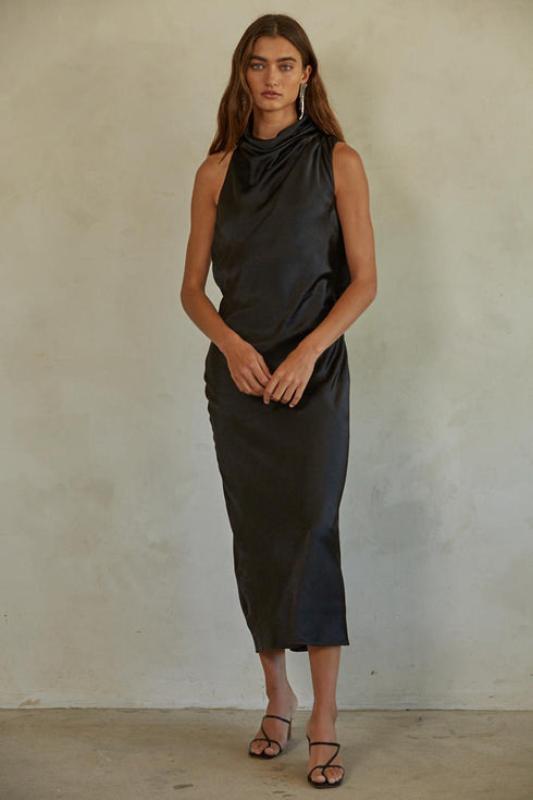 FIFTH AVE SATIN DRESS
